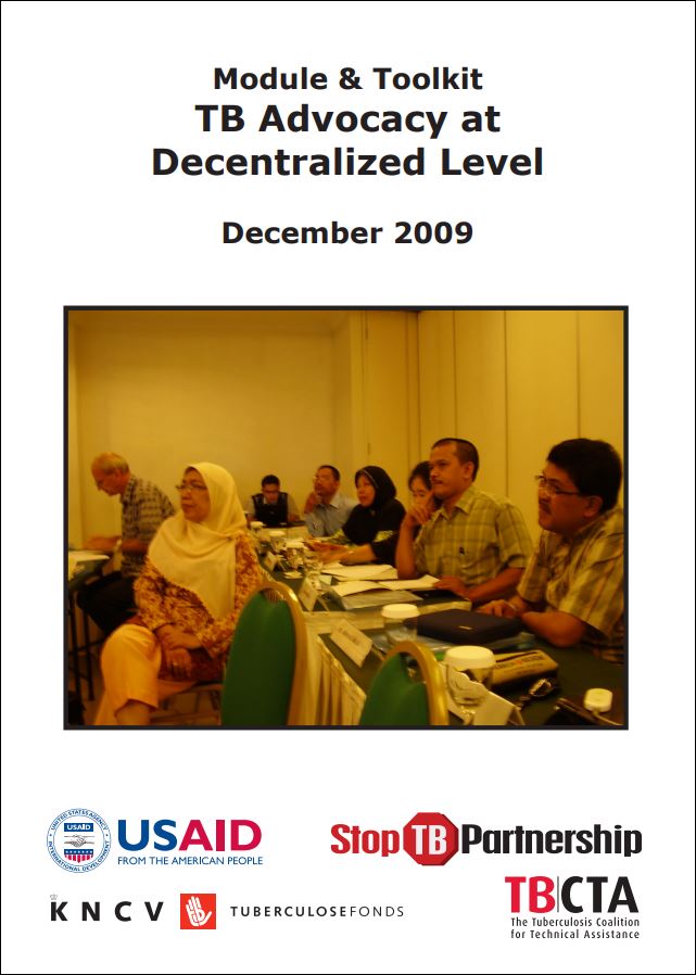 Module and Toolkit: TB Advocacy at the Decentralized Level