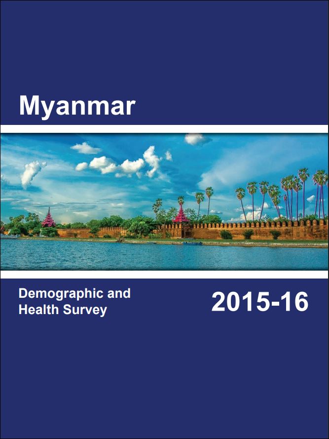 Myanmar Demographic and Health Survey 2015-16