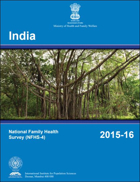 India National Family Health Survey NFHS-4 2015-16