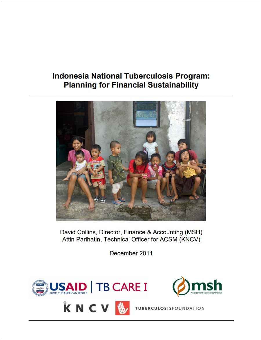 Indonesia National Tuberculosis Program: Planning for Financial Sustainability