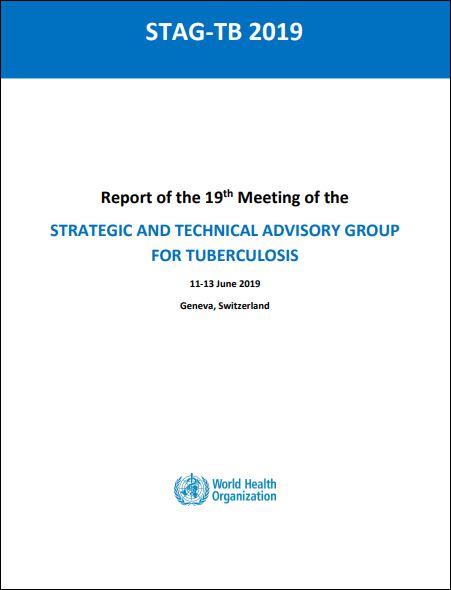 Report of the 19th Meeting of the Strategic and Technical Advisory Group for Tuberculosis