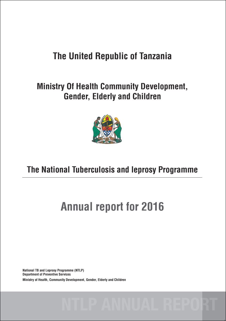 The National Tuberculosis and Leprosy Programme: Annual Report for 2016