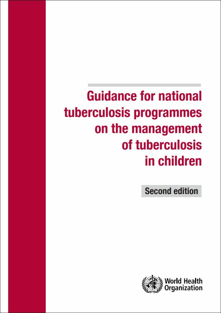 Guidance for national tuberculosis programmes on the management of ...