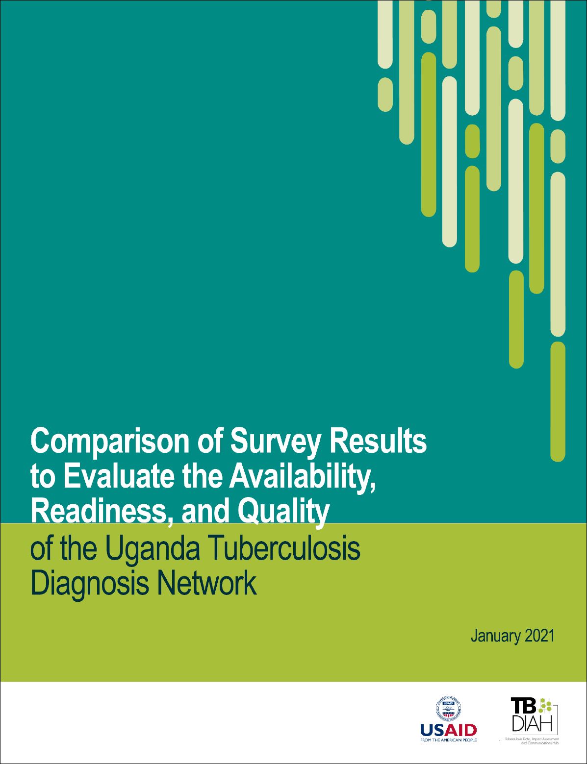 Comparison of Survey Results to Evaluate the Availability, Readiness, and Quality of the Uganda Tuberculosis Diagnosis Network
