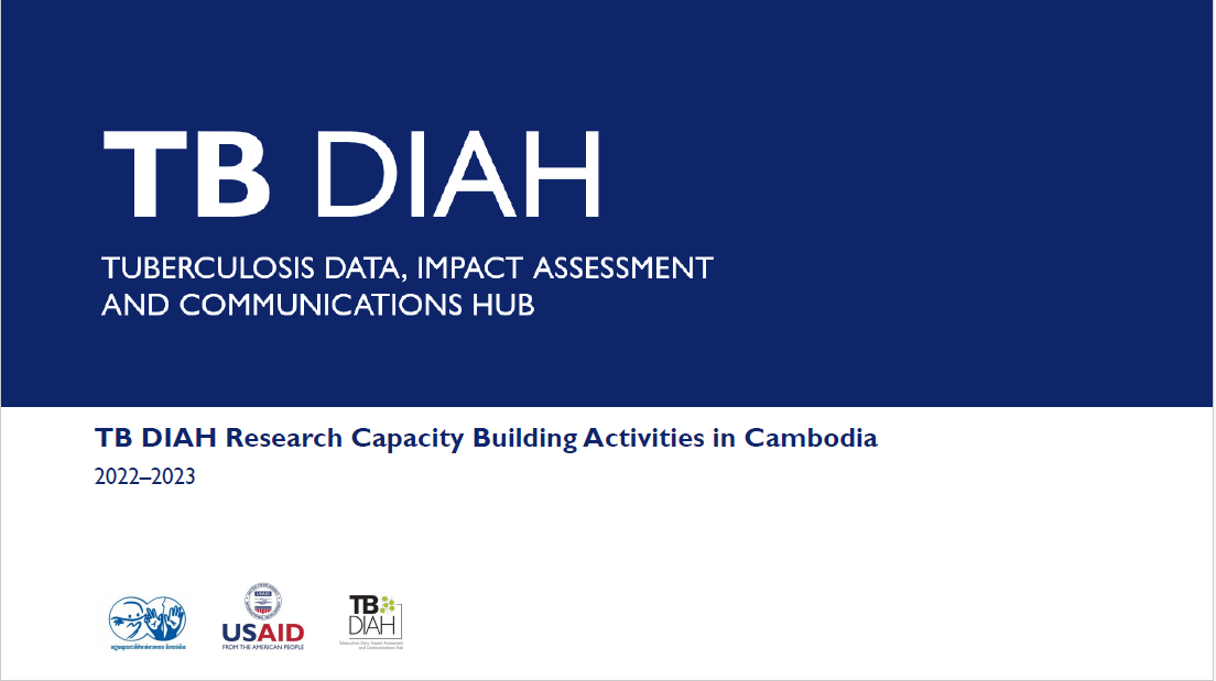 TB DIAH Research Capacity Building Activities 2022-2023