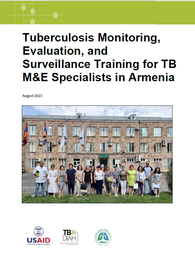 Tuberculosis Monitoring, Evaluation, and Surveillance Training for TB M&E Specialists in Armenia